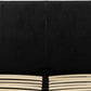 Waverley 4'6" Storage Bed - Black Faux Leather