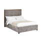 Whitmore Grey Chenille Upholstered Double Bed
