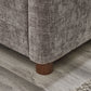 Whitmore Grey Chenille Upholstered King Bed