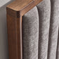 Whitmore Grey Chenille Upholstered King Bed
