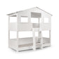 Willow Treehouse Bunk Bed – White, Single