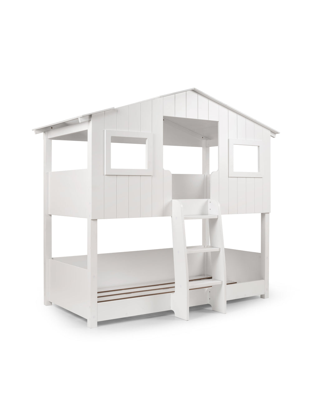 Willow Treehouse Bunk Bed – White, Single