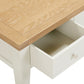 Windsor 2 Drawer Coffee Table - Ivory/Oak