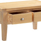 Windsor 2 Drawer Coffee Table - NATURAL OAK