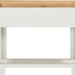 Windsor 2 Drawer Console Table - Ivory/Oak