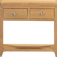 Windsor 2 Drawer Console Table - Natural Oak