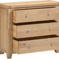 Windsor 3 Drawer Chest - Natural Oak