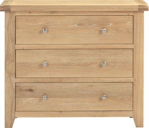 Windsor 3 Drawer Chest - NATURAL OAK