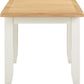 Windsor Extending Dining Table - Ivory/Oak