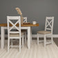 Windsor Extending Dining Table - Ivory/Oak