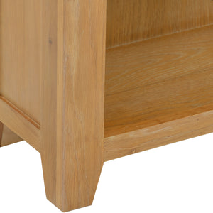 Windsor Low Bookcase - NATURAL OAK