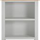Windsor Low Bookcase - Pebble Grey/Oak