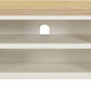 Windsor Straight TV Unit - Ivory/Oak