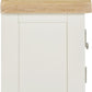 Windsor Straight TV Unit - Ivory/Oak