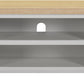 Windsor Straight TV Unit - Pebble Grey/Oak