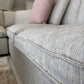 Santorini Sofa Grey Large Corner with Footstool