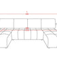 Shanghai Luxury Grey U Shape Corner Sofabed