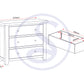 Windsor 3 Drawer Chest - Natural Oak