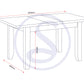 Windsor Extending Dining Table - Natural Oak
