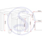 Windsor Nest of 2 Tables - IVORY/OAK