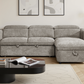 Capri Sofabed Grey Universal Corner