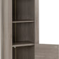 Zurich 1 Door Bookcase - Grey Wood Grain