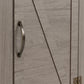 Zurich 1 Door Bookcase - Grey Wood Grain