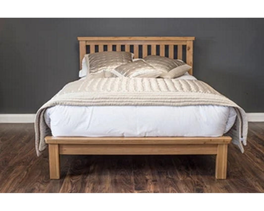 Manhattan Oak Bedroom Range - Bedframe