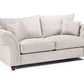Windsor Fullback Sofa Stone 3 Seater