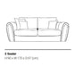 Alana 2 Seater Sofa-Furniture-Sofa Factory-Beige-Levines Furniture