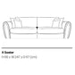 Alana 4 Seater Sofa-Furniture-Sofa Factory-Beige-Levines Furniture