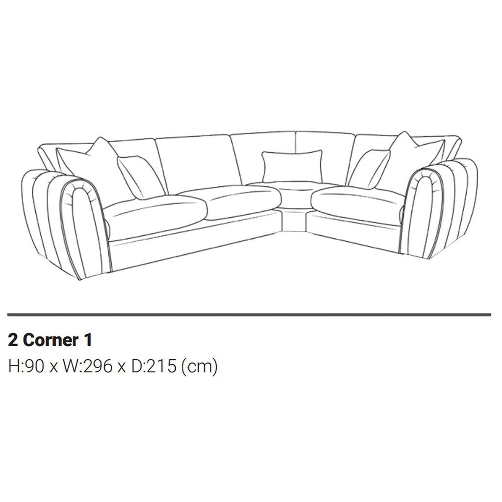 Alana Corner Suite-Furniture-Sofa Factory-Beige-1 Corner 2-Levines Furniture