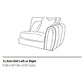 Alana Corner Suite-Furniture-Sofa Factory-Beige-1 Corner 2-Levines Furniture