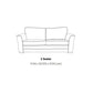 Albany 3 Seater + 1 Armchair + 1 Armchair-Furniture-Sofa Factory-Silver-Levines Furniture