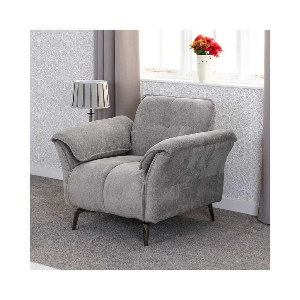 Amalfi 1 Seater Sofa-Furniture-Seconique-Champagne-Levines Furniture