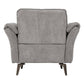 Amalfi 1 Seater Sofa-Furniture-Seconique-Champagne-Levines Furniture