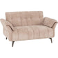 Amalfi 2 Seater Sofa-Furniture-Seconique-Champagne-Levines Furniture