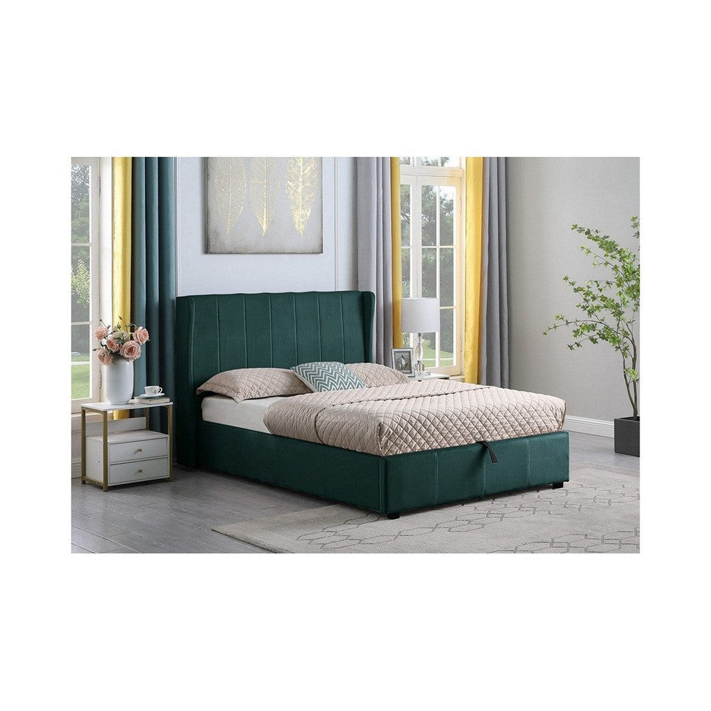 Amelia Kingsize Storage Bed-Furniture-Seconique-Dark Grey-Levines Furniture