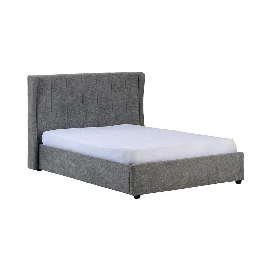 Amelia Kingsize Storage Bed-Furniture-Seconique-Dark Grey-Levines Furniture