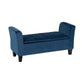 Amelia Storage Ottoman-Furniture-Seconique-Blue Velvet-Levines Furniture