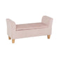 Amelia Storage Ottoman-Furniture-Seconique-Pink Velvet-Levines Furniture