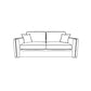 Ariya 3 Seater + 2 Seater Sofa-Furniture-Sofa Factory-Shark-High Back-Levines Furniture