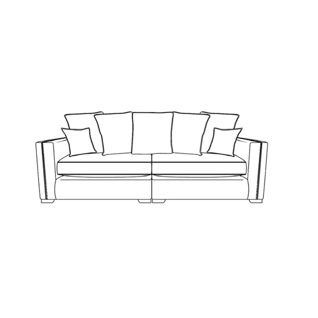 Ariya 4 Seater Sofa-Furniture-Sofa Factory-Shark-High Back-Levines Furniture