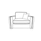 Ariya Lovechair-Furniture-Sofa Factory-Shark-High Back-Levines Furniture