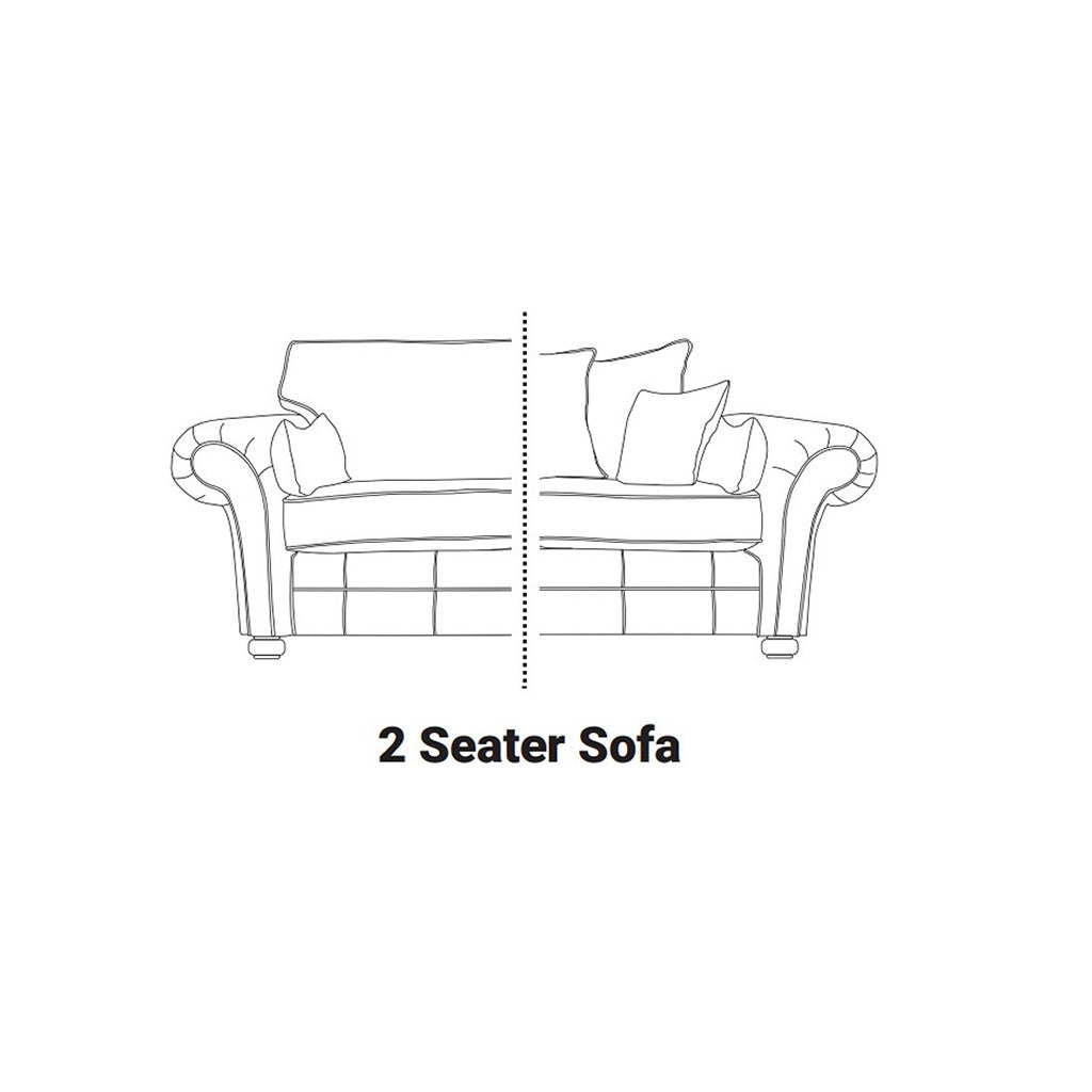 Arnage 2 Seater Sofa-Furniture-Sofa Factory-Coal-Levines Furniture