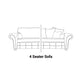 Arnage 4 Seater Sofa-Furniture-Sofa Factory-Coal-Levines Furniture