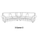 Arnage Corner Suite-Furniture-Sofa Factory-2 Corner 2-Coal-Levines Furniture