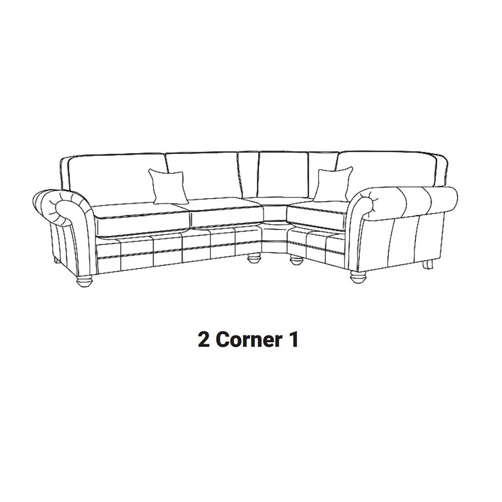 Arnage Corner Suite-Furniture-Sofa Factory-2 Corner 1-Coal-Levines Furniture