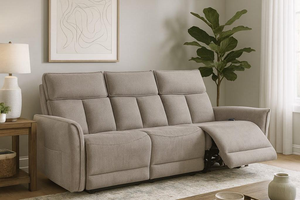 Ashford 3 + 2 + 1 Set Power Recliner shown in a styled living room