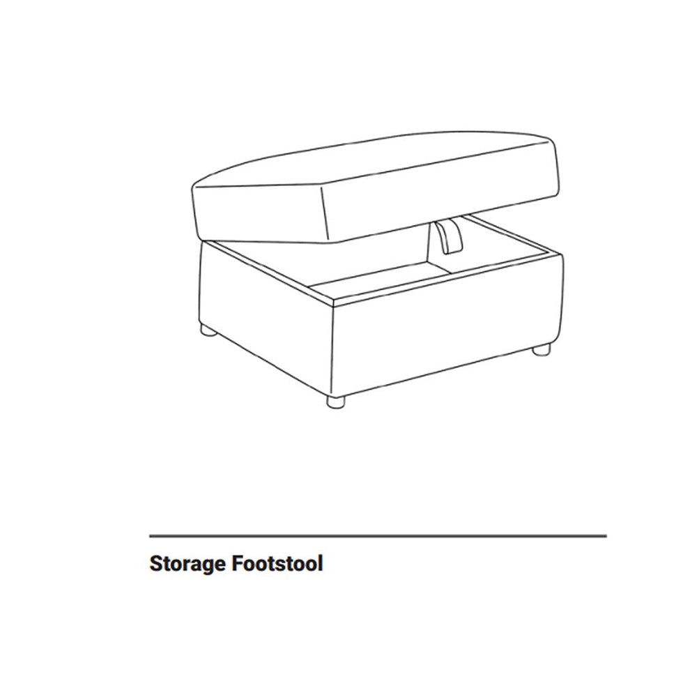 Aspen Footstool-Furniture-Sofa Factory-Storage Footstool-Slate-Levines Furniture